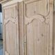 Antique cherry wood wardrobe – fully sandblasted