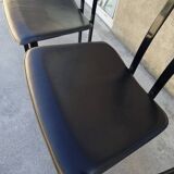 Set of 4 chairs Design Italy signed Cattelan 1980 vintage