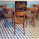 Suite 6 wooden bistro chairs