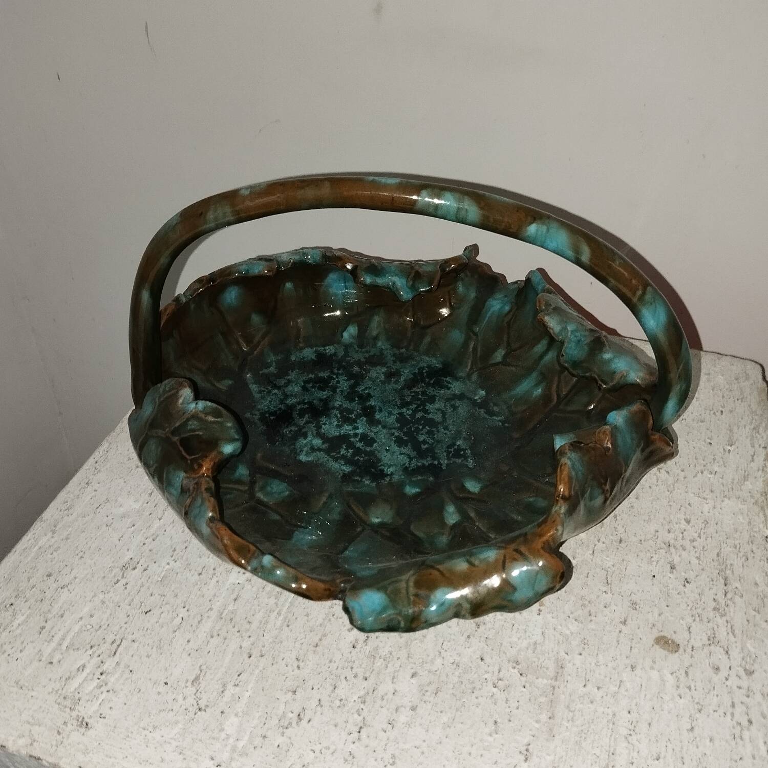 Coupe céramique art-nouveau Clement Massier
