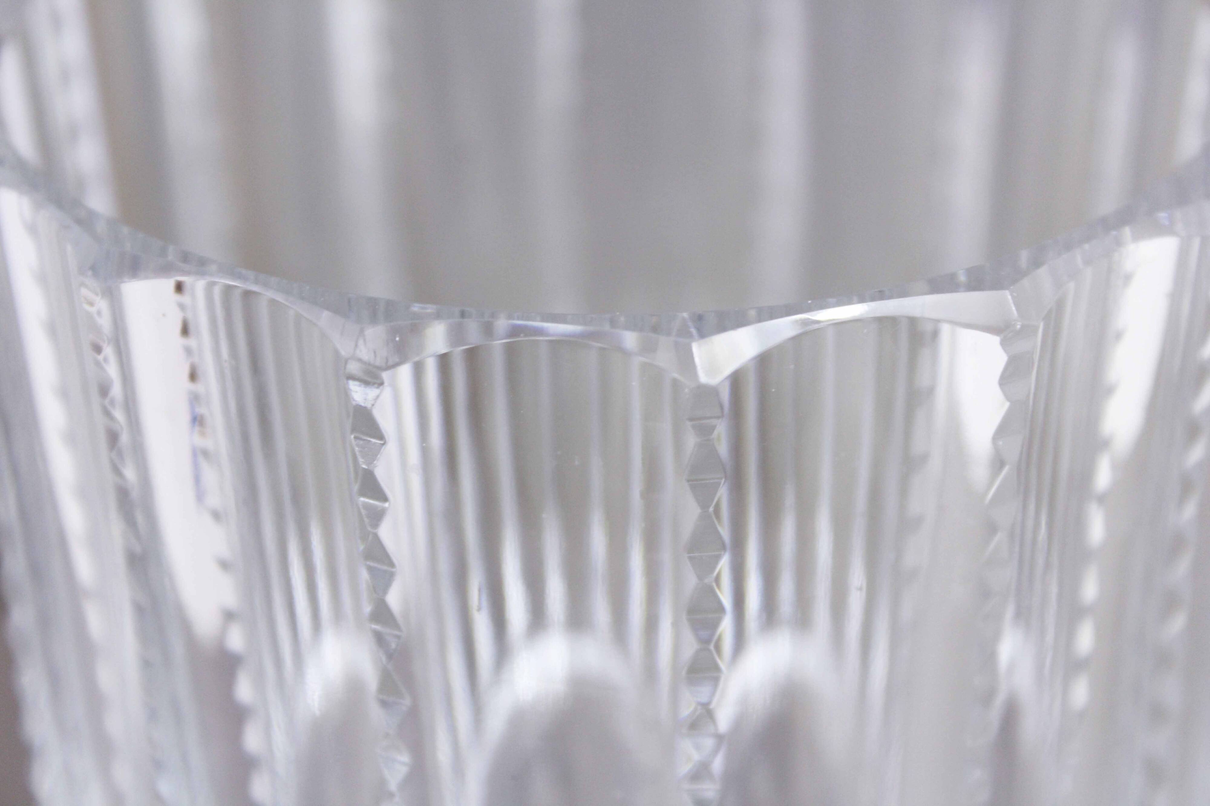 Vase vintage en cristal