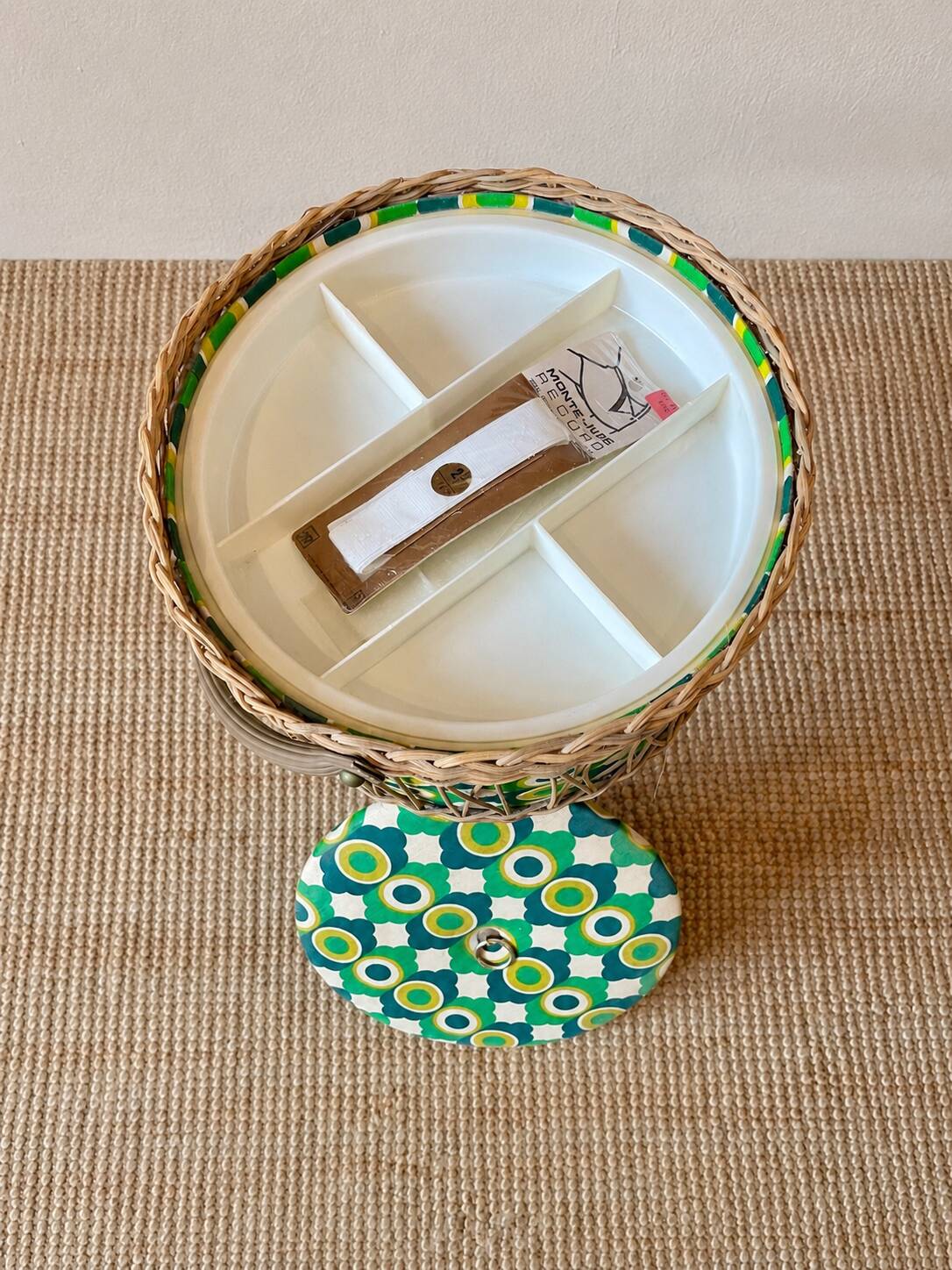 Storage basket - 1970s workwoman