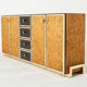 Italian cork and brass sideboard 1770s