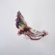 Ceramic bird sculpture, Italian design, 1970s, manufacturer: F. Ferroni