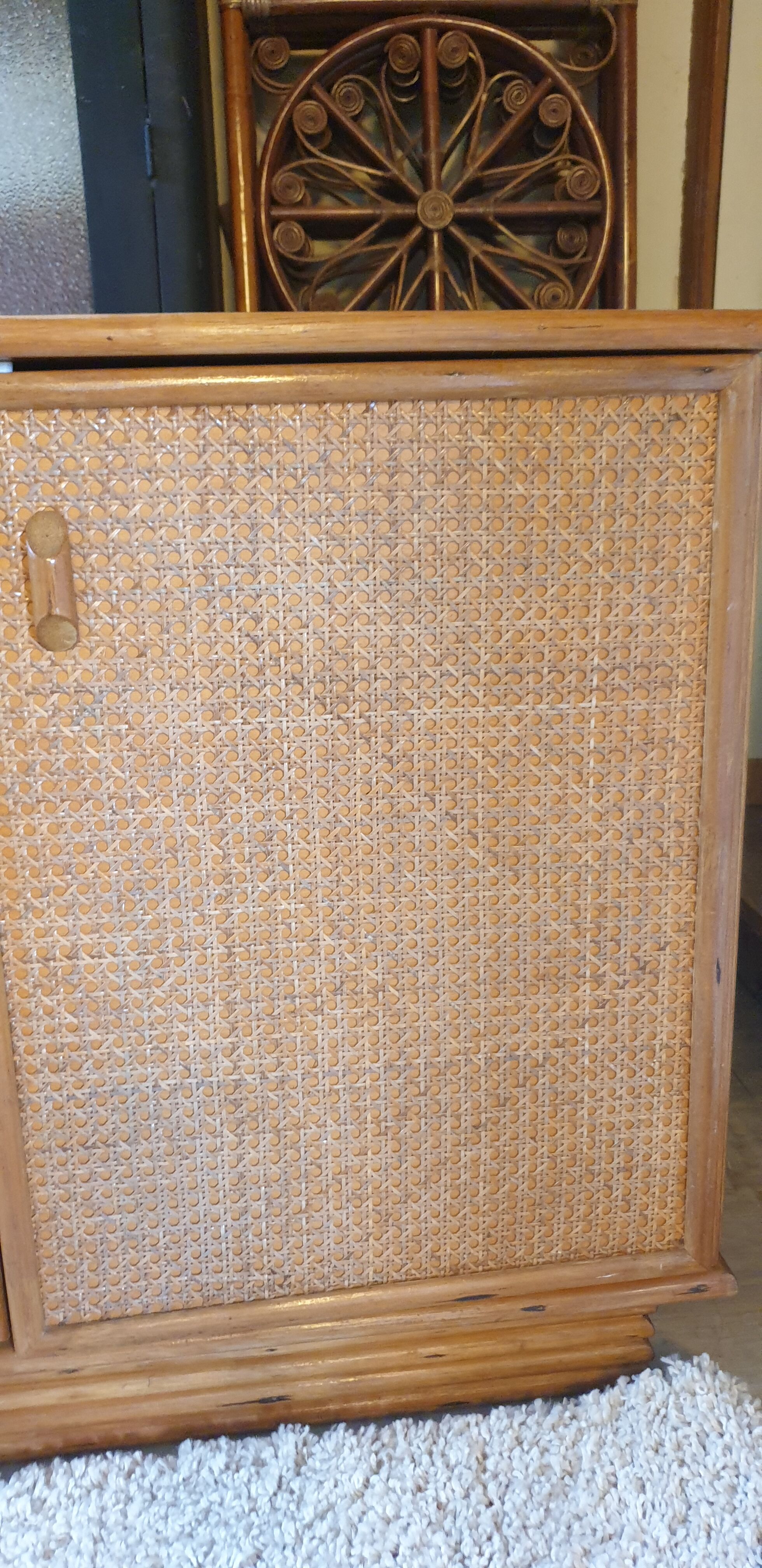 Bamboo and canning sideboard