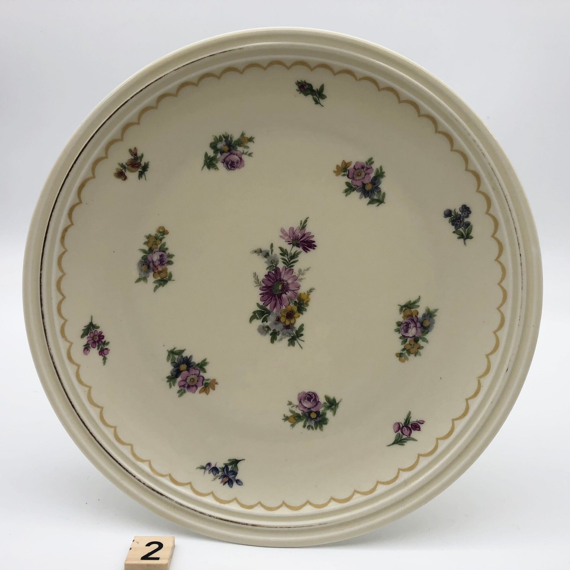 6 flat plates "A.Lanternier & Cie" Limoges