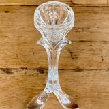 Paire de chandeliers en cristal d'Arques « Bandol » de Longchamp