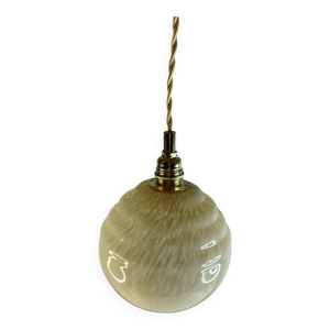 Suspension avec globe - ancien