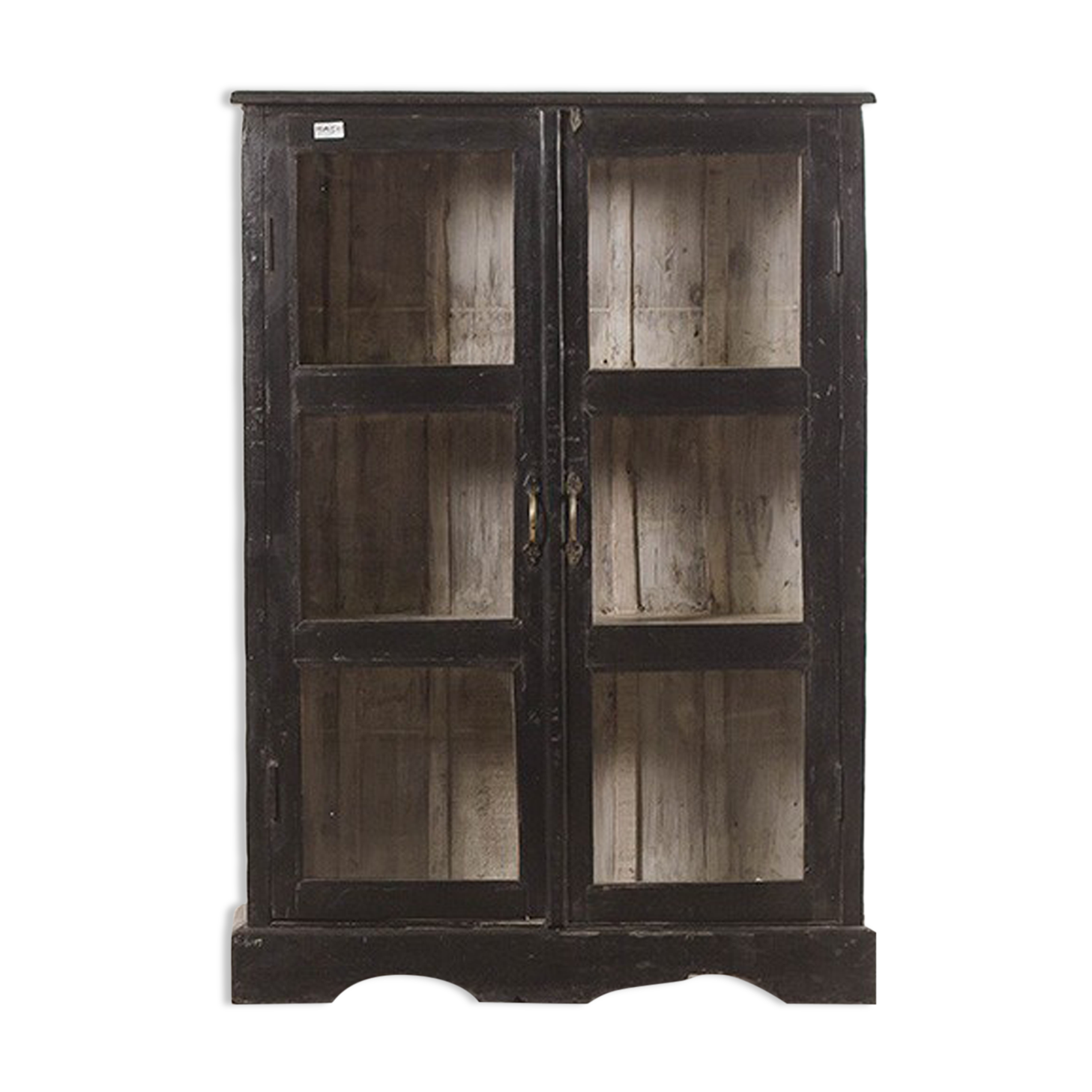 Black window cabinet