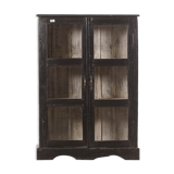 Black window cabinet