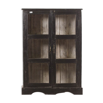 Meuble vitrine noir