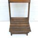 Old folding chair child in wood