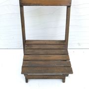 Old folding chair child in wood