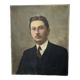 Oil on canvas, portrait of a man.