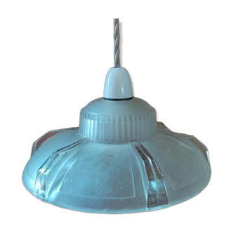 Original art deco suspension globe in molded glass dp 102238