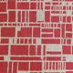Tapis géométrique moderniste, milieu du siècle, années 1960