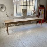 XL farmhouse table in beech and pine 3m