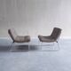 Mid-century modular lounge chairs