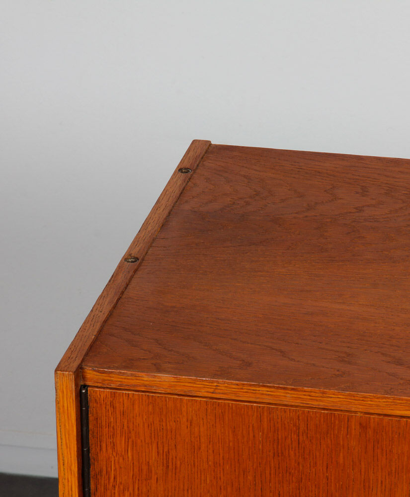 Oak row by Jiroutek for Interier Praha, model U-460, 1960