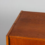 Oak row by Jiroutek for Interier Praha, model U-460, 1960