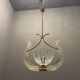 Murano glass light pendant by Ercole Barovier, 1940s