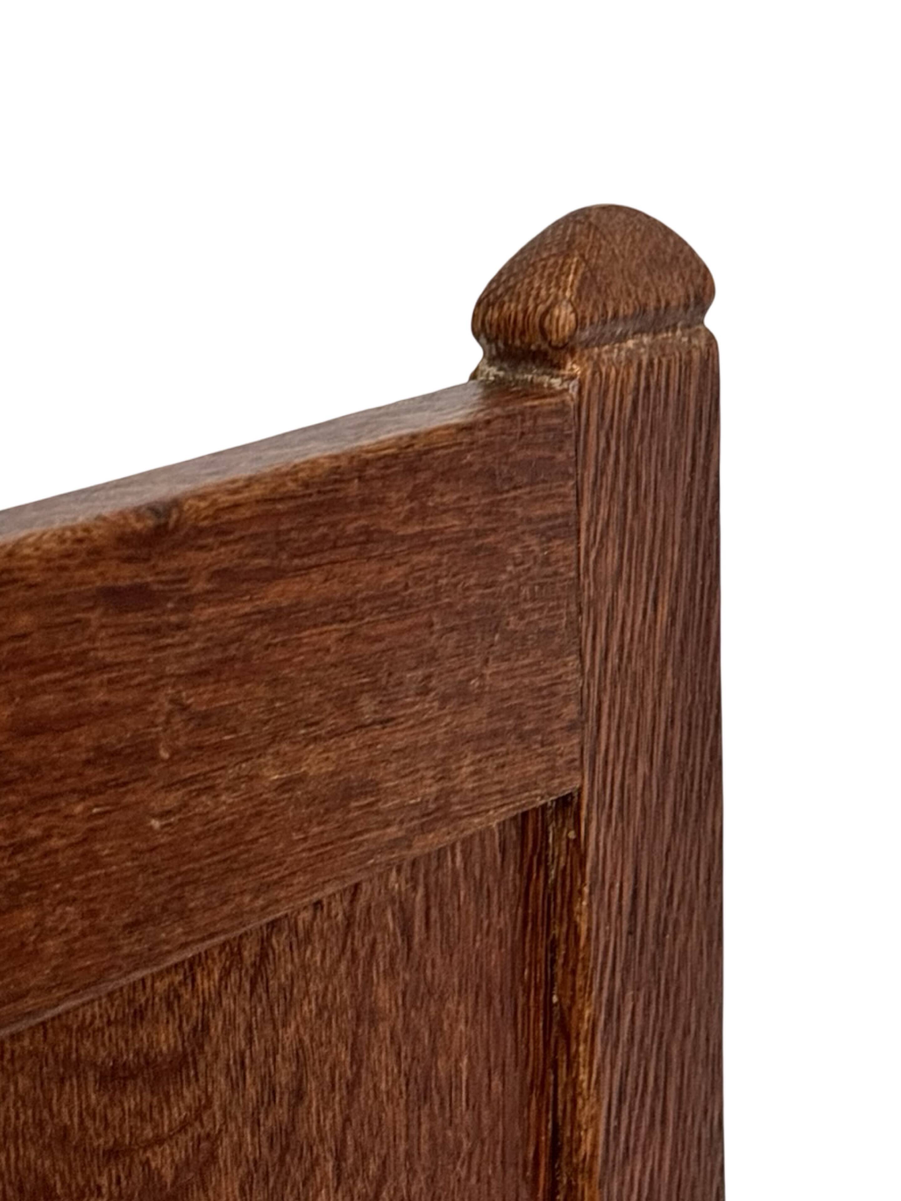 Art Deco High Back chair in oak minimalist design