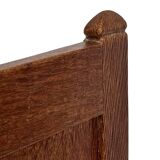 Art Deco High Back chair in oak minimalist design