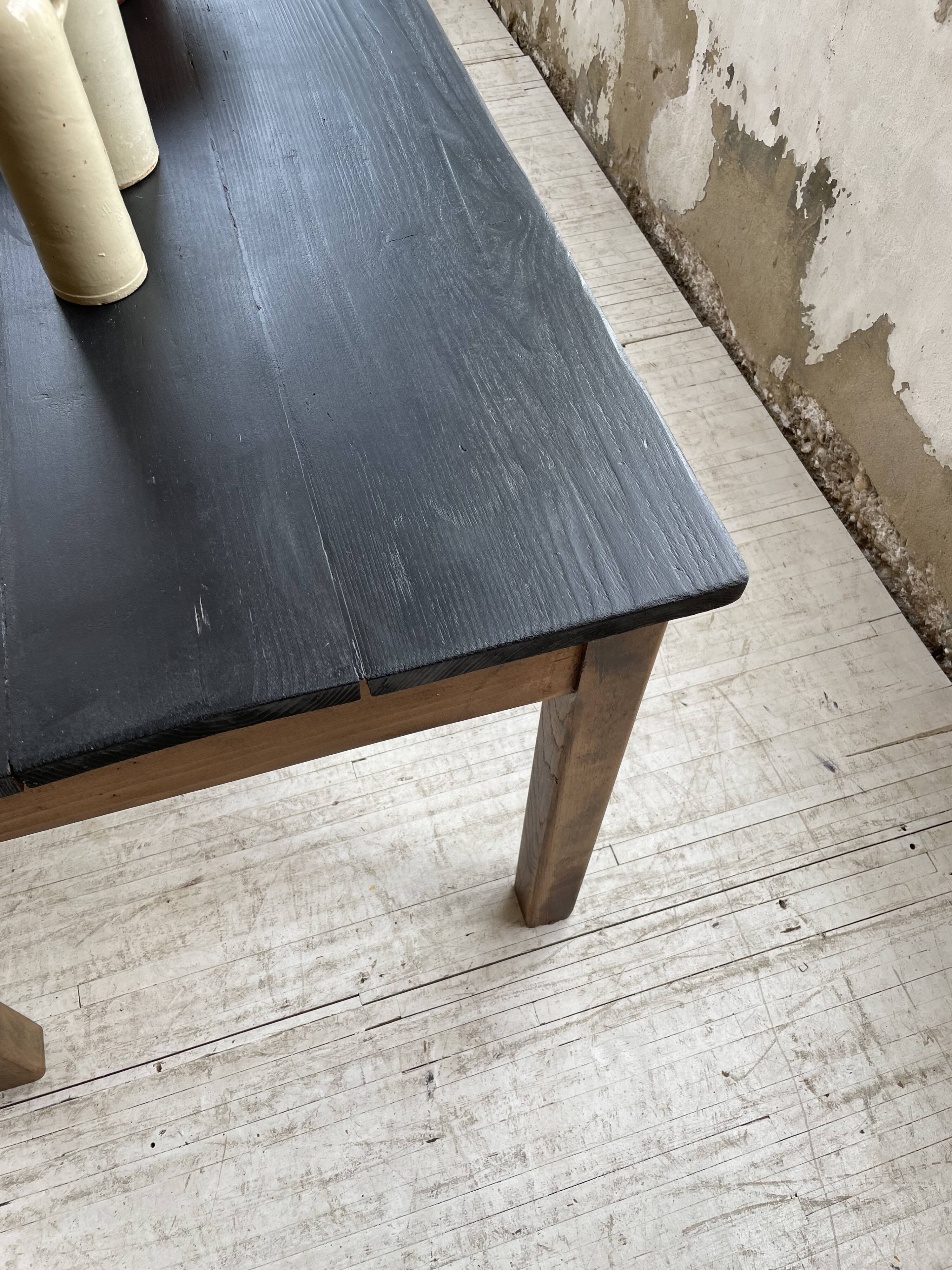 Black pine farm table 250 cm