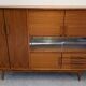 Buffet or high modernist sideboard in teak, France circa 1960.