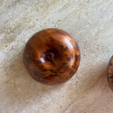 Apple-shaped cedar jewelry box