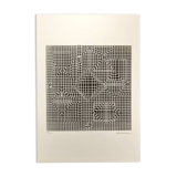 1970s Victor Vasarely Limited numbered Edition Lithograph.