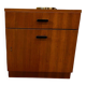 Vintage wooden mini armoire / bedside table