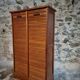Vintage drum cabinet in French oak from the 1930s.