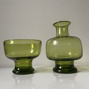 Pair of 1960’s danish glass by Per Lutken