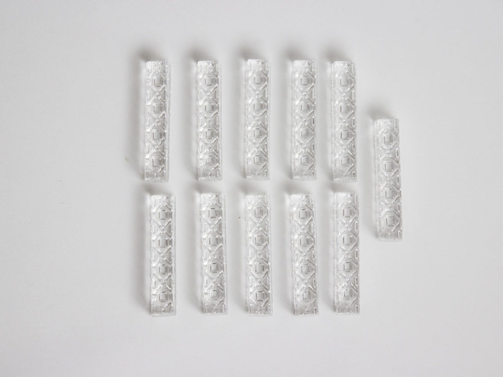 Lot of 11 crystal knife holders