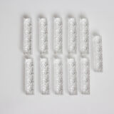 Lot of 11 crystal knife holders