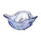 Vintage Murano Bowl Fruit Bowl Blue Purple Glass Sixties