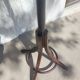 portemanteau perroquet, teinte bois foncée