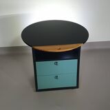 Ensemble Giorgetti 1990 par Umberto Asnago / tables de chevet / tables d'appoint