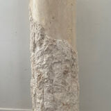 Vintage travertine column from the 70s-80s
