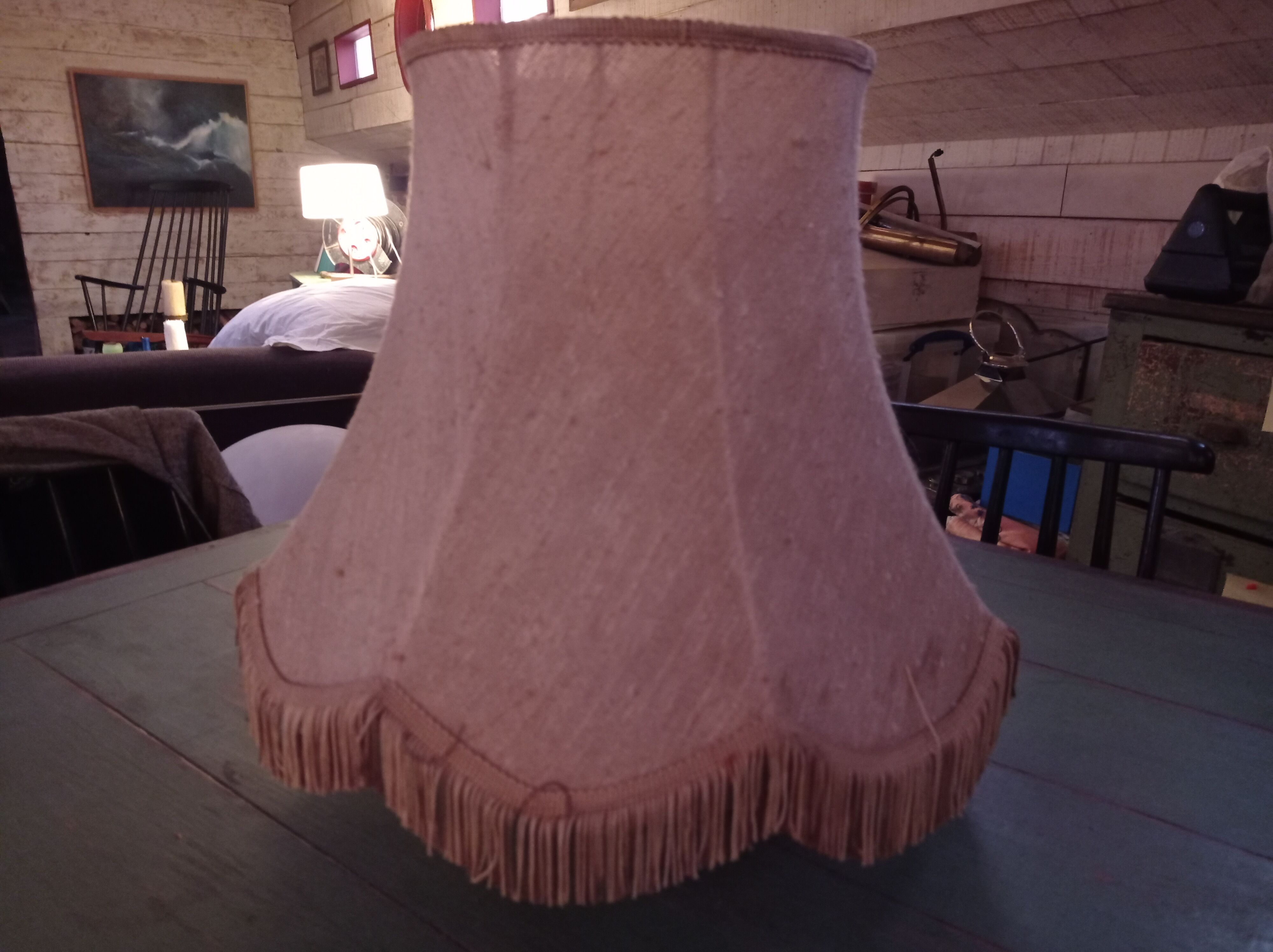 Lampshade with fringes