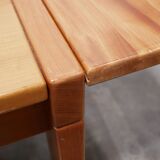 Vintage elm dining table by Maison Regain