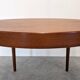 Table ronde extensible en teck de Oluf Theodor Larsen, Danemark vers 1970