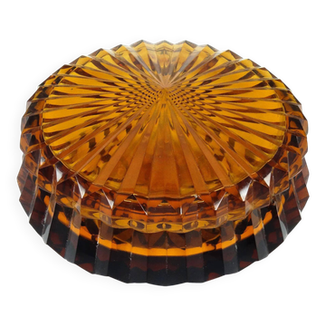 Art Deco bonbonniere, crystal, Moser, Czechoslovakia, 1930s
