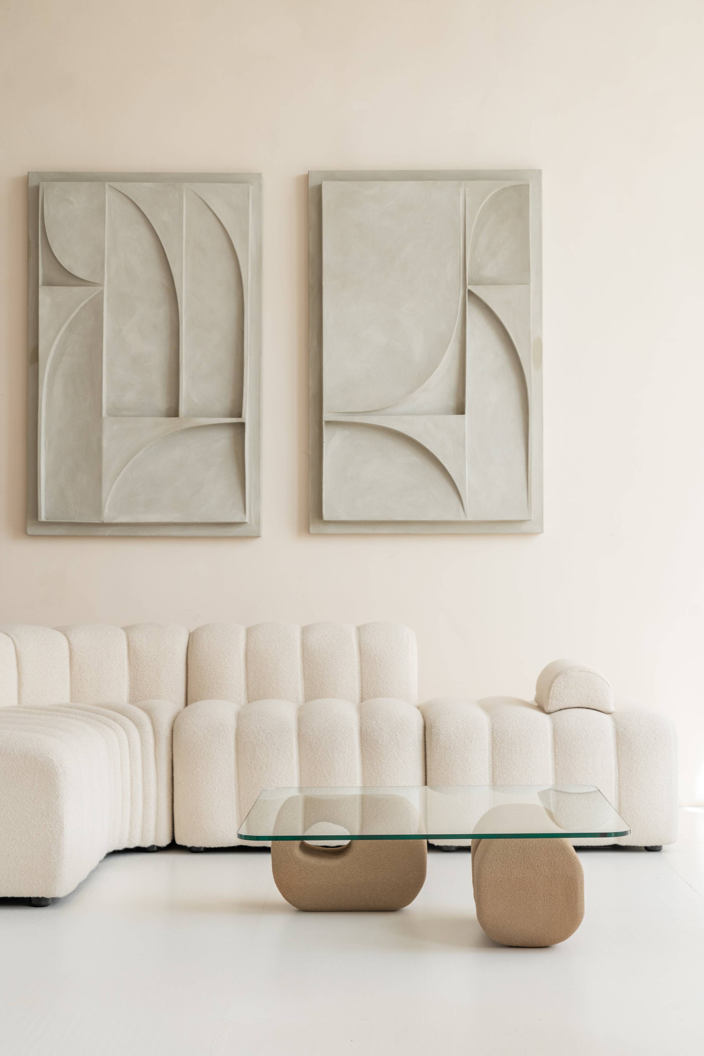 "Le Carré" coffee table from Dune ateliers