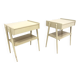 Set of 2 Scandinavian bedside tables in teak, AB Carlströms & Co Möbelfabrik.