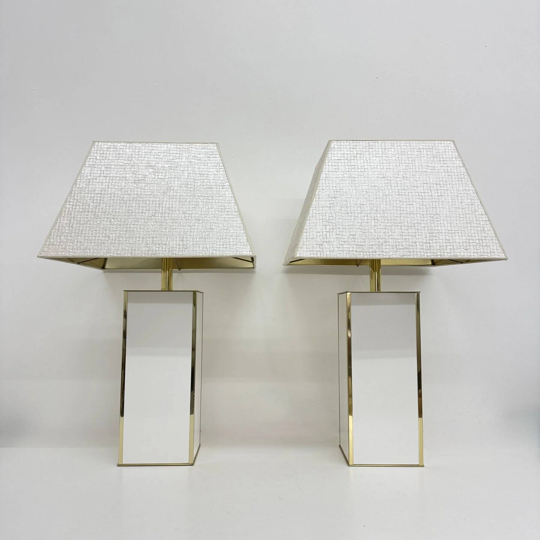 Paire de lampes de table de style Maison Jansen, années 1970