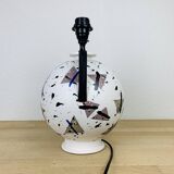 80s postmodern ceramic lamp