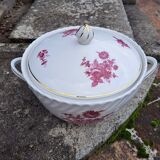 Vintage flower soup tureen
