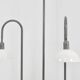 2 Postmodern 1980s Memphis Style Uplighter Floor Lamps, Torchiere, Italy, 1980s